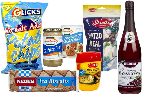 A collection of Jewish food brands