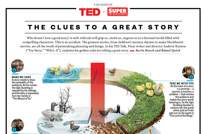 Andrew Stanton's Golden Rules of Story Telling from TED Blog