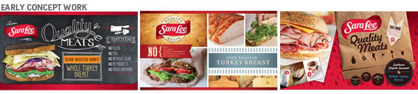 Early Concepts for Sara Lee Deli Refresh - Mood Boards by PKG