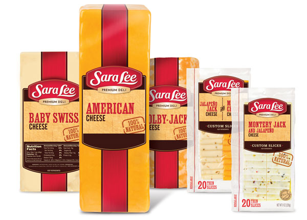 Sara Lee Deli - Cheese packaging design by PKG