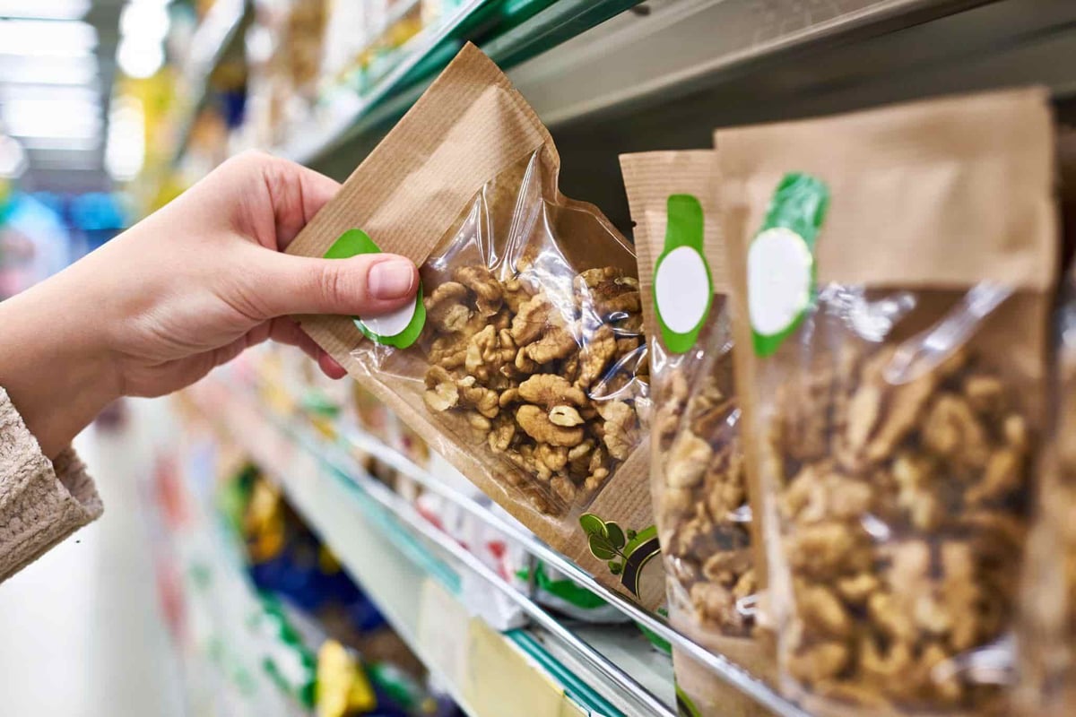 walnuts in a package