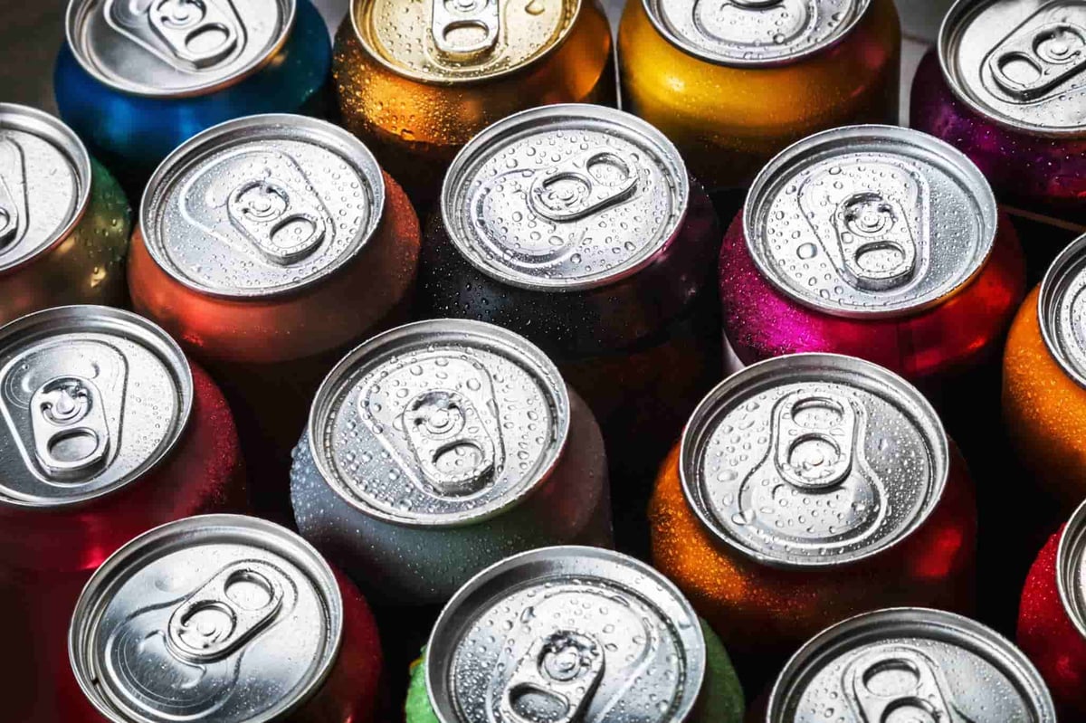multiple soda cans