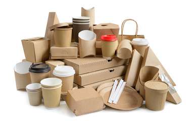 brown paper food containers