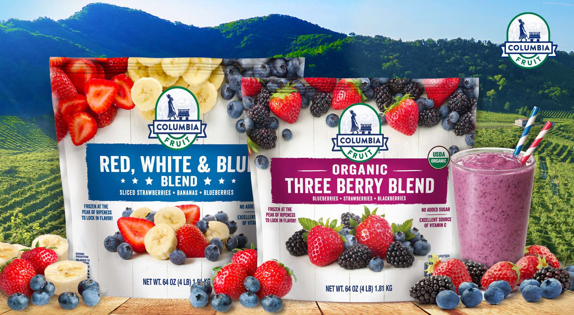 Frozen Fruit Package Design