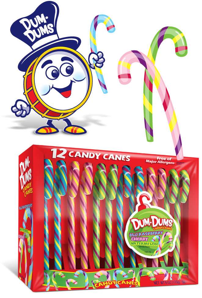 Dum dums candy canes 1