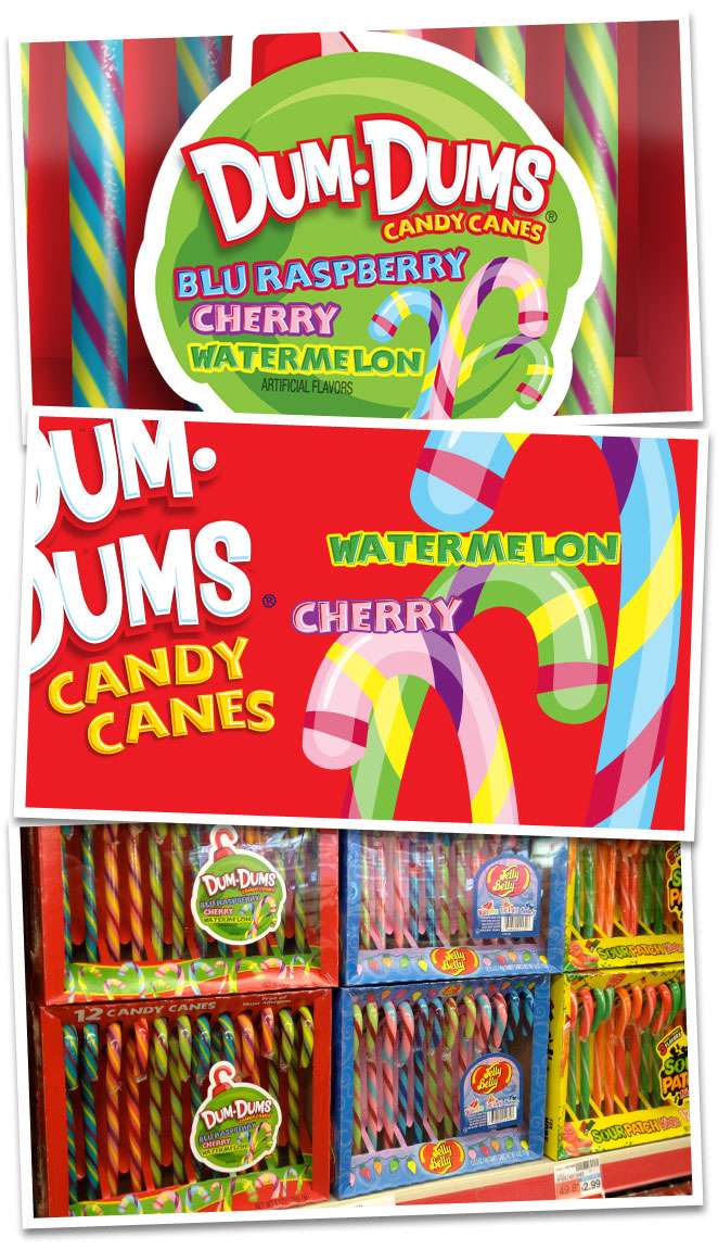 Dum dums candy canes 2